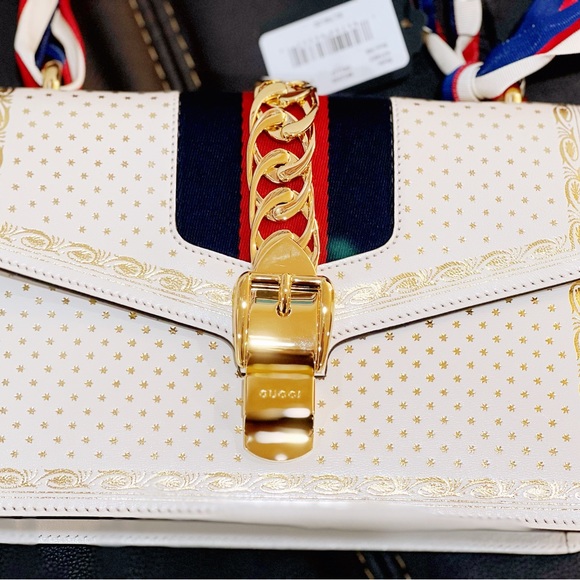 GUCCI MEDIUM BORSA SYLVIE BAG - Picture 9 of 11